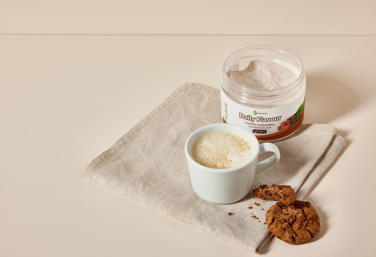 VitaMoment Abnehmhelfer: Daily Flavour Geschmackspulver Kaffee-Karamell