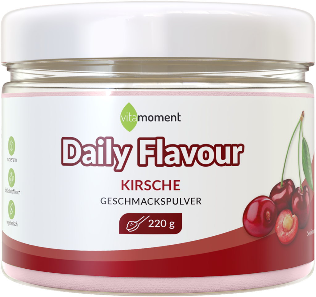 Daily Flavour Geschmackspulver (Club) - Kirsche - VitaMoment Produkt