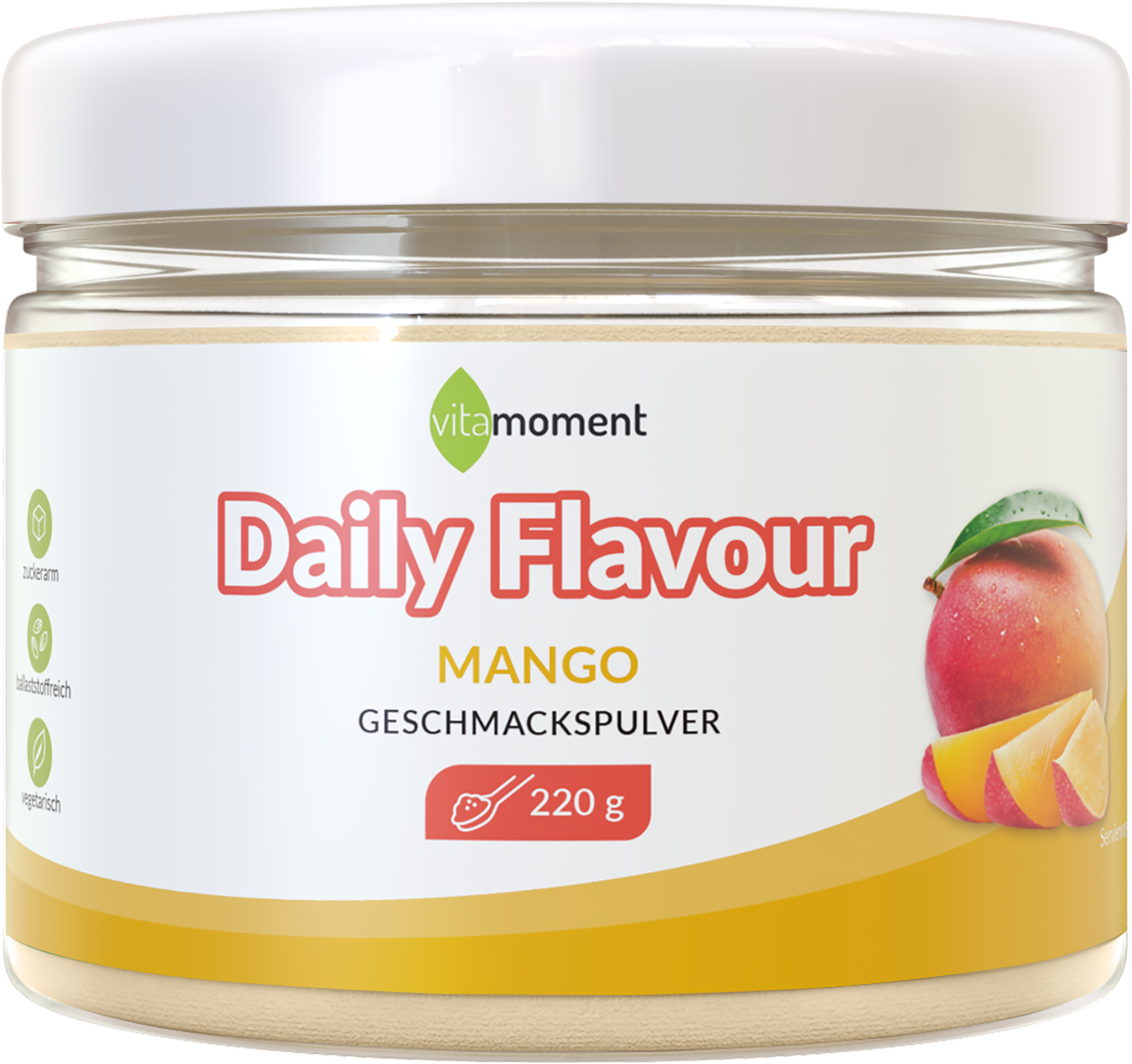 Daily Flavour Geschmackspulver (Club) - Mango - VitaMoment Produkt