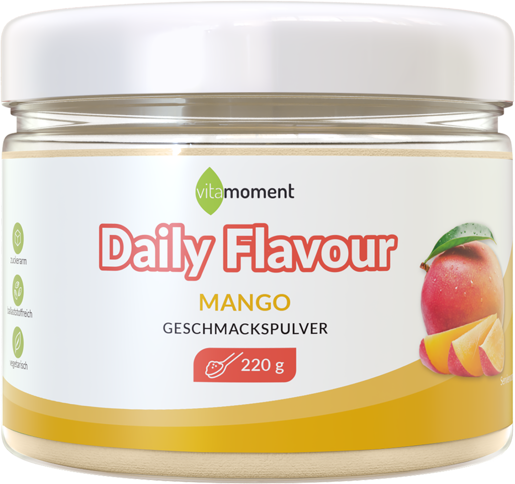 Daily Flavour Geschmackspulver (Club) - Mango - VitaMoment Produkt