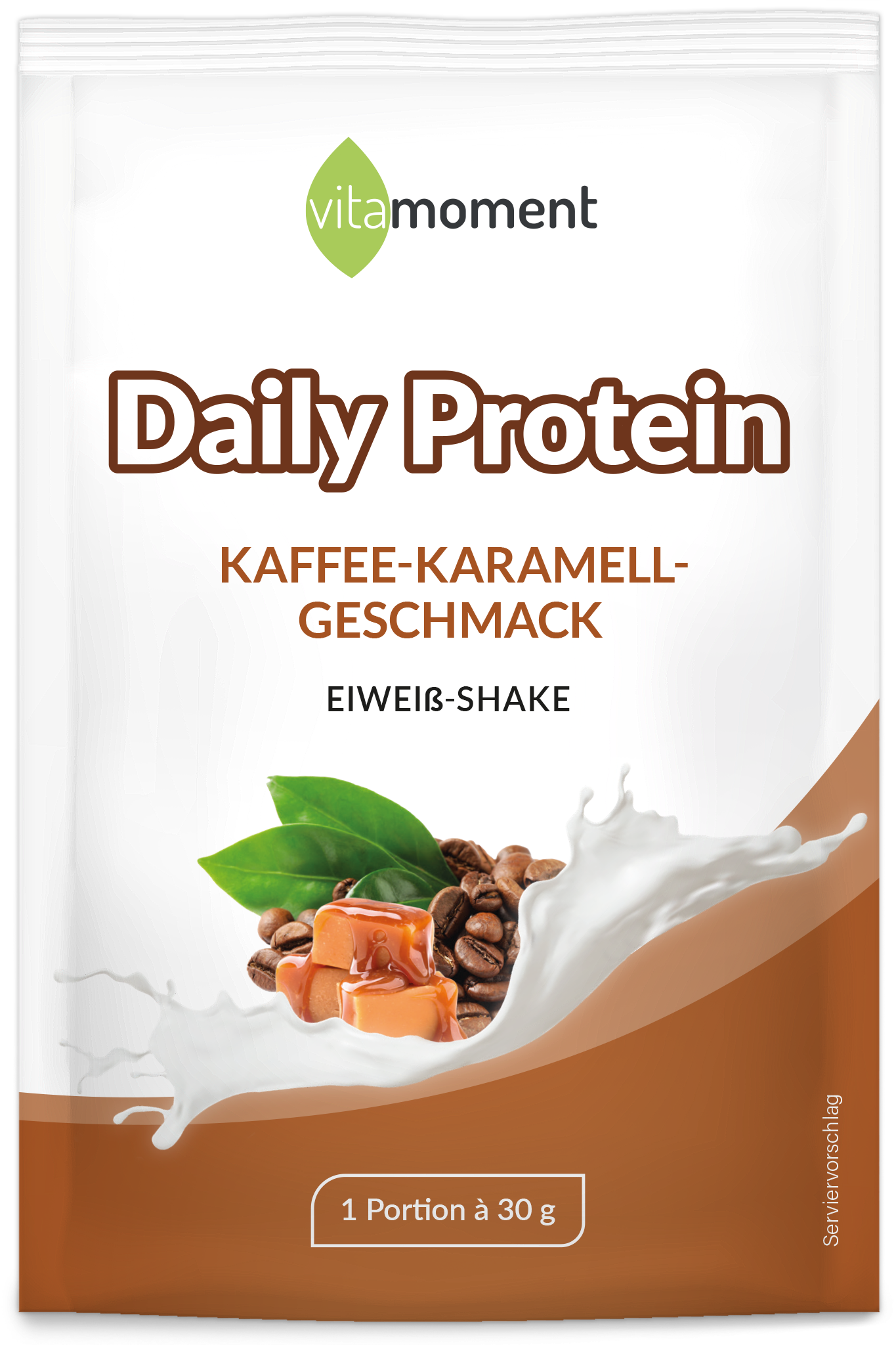 Daily Protein Probe - Kaffee-Karamell - VitaMoment Produkt