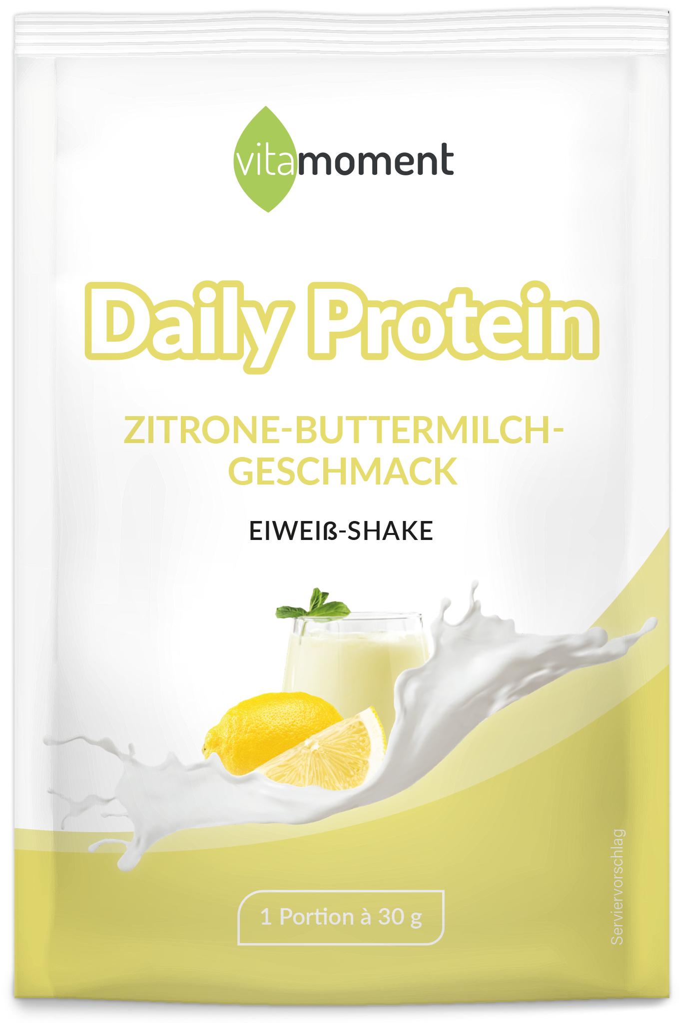 Daily Protein Probe - Zitrone-Buttermilch - VitaMoment Produkt