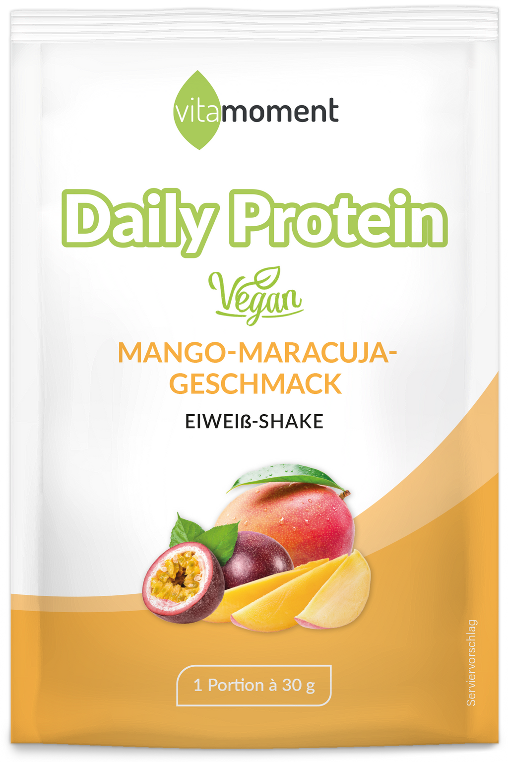 Daily Protein Vegan Probe - Mango-Maracuja - VitaMoment Produkt