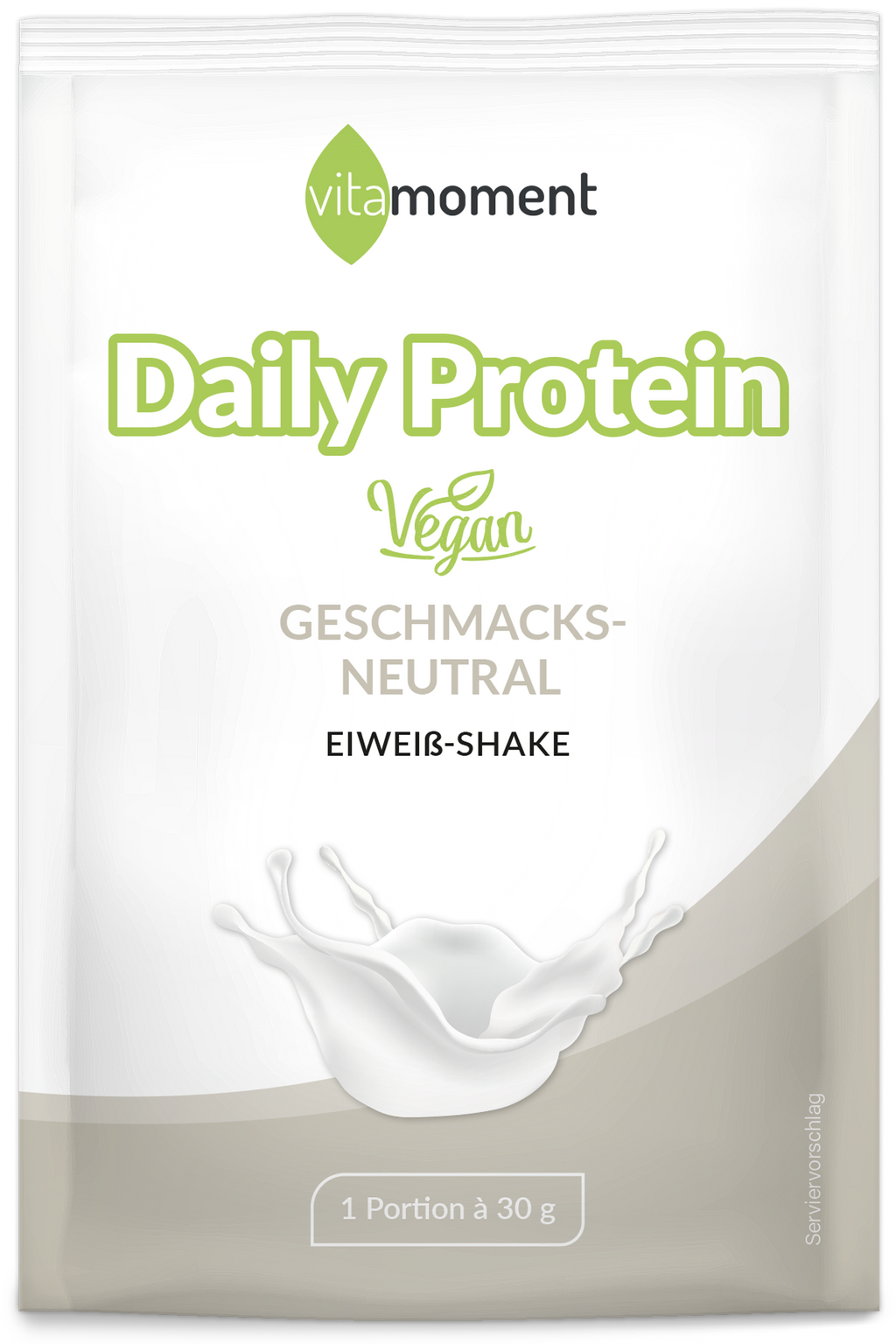 Daily Protein Shake Vegan - Neutral, 30g (Probe) - VitaMoment Produkt