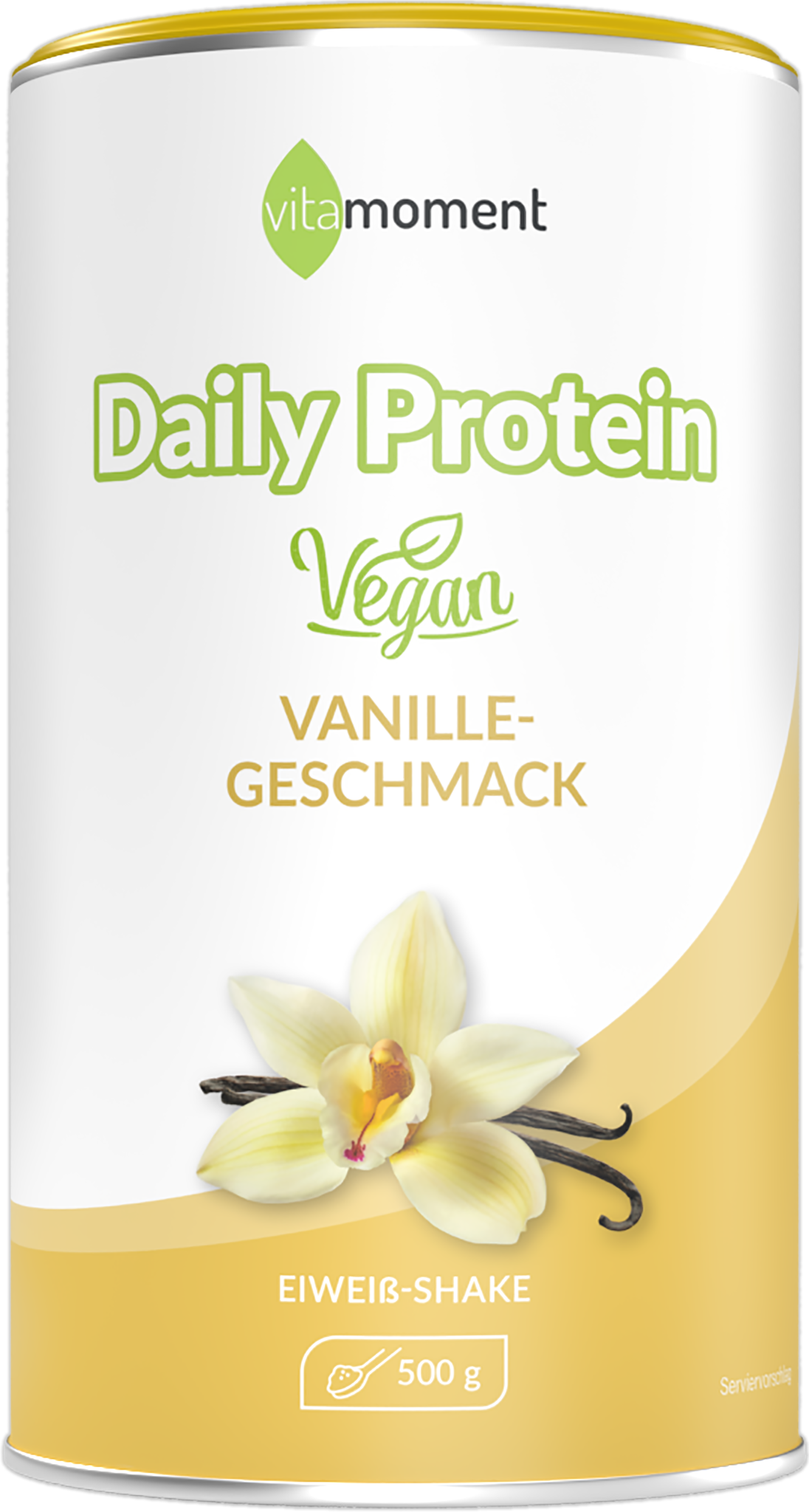 Daily Protein Shake Vegan - Vanille, 500g - VitaMoment Produkt