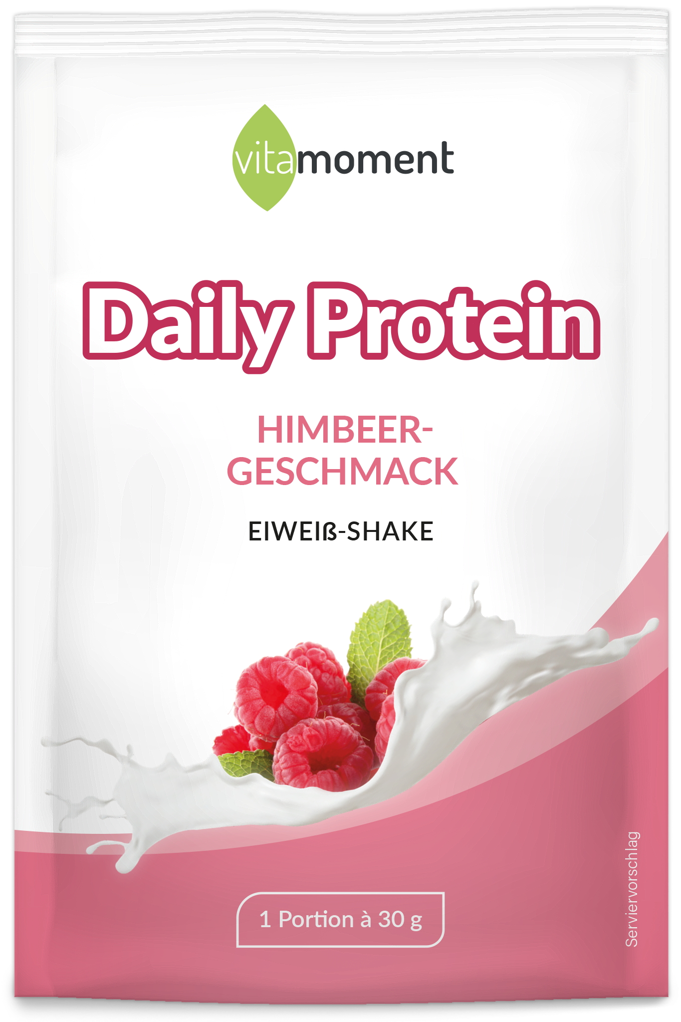 Daily Protein Shake - Himbeer, 30g (Probe) - VitaMoment Produkt