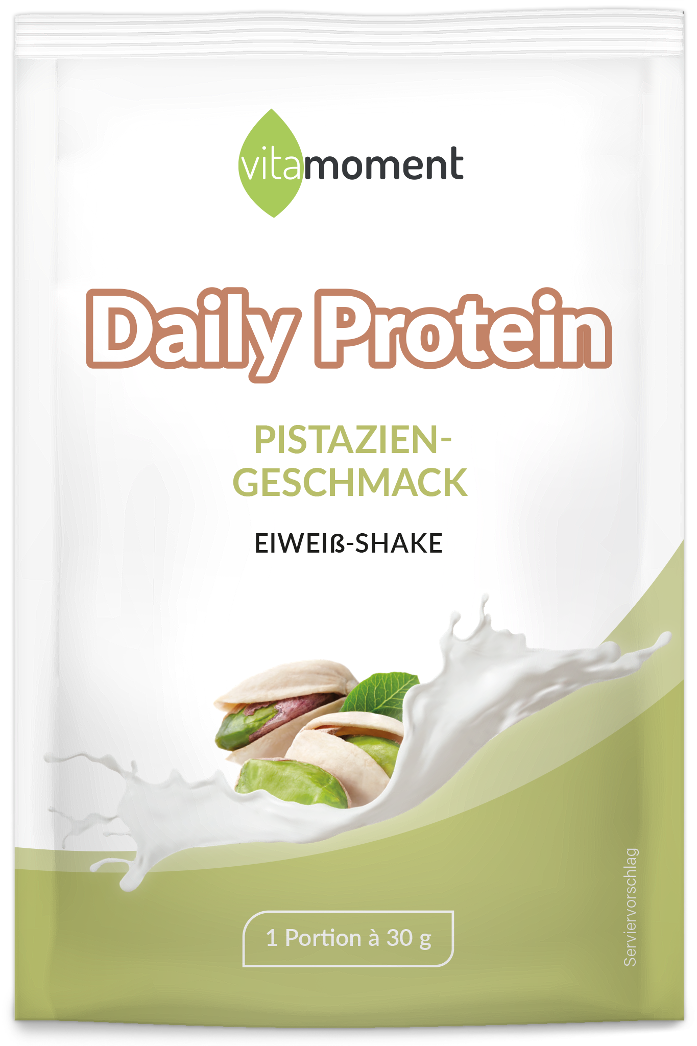 Daily Protein Shake - Pistazie, 30g (Probe) - VitaMoment Produkt