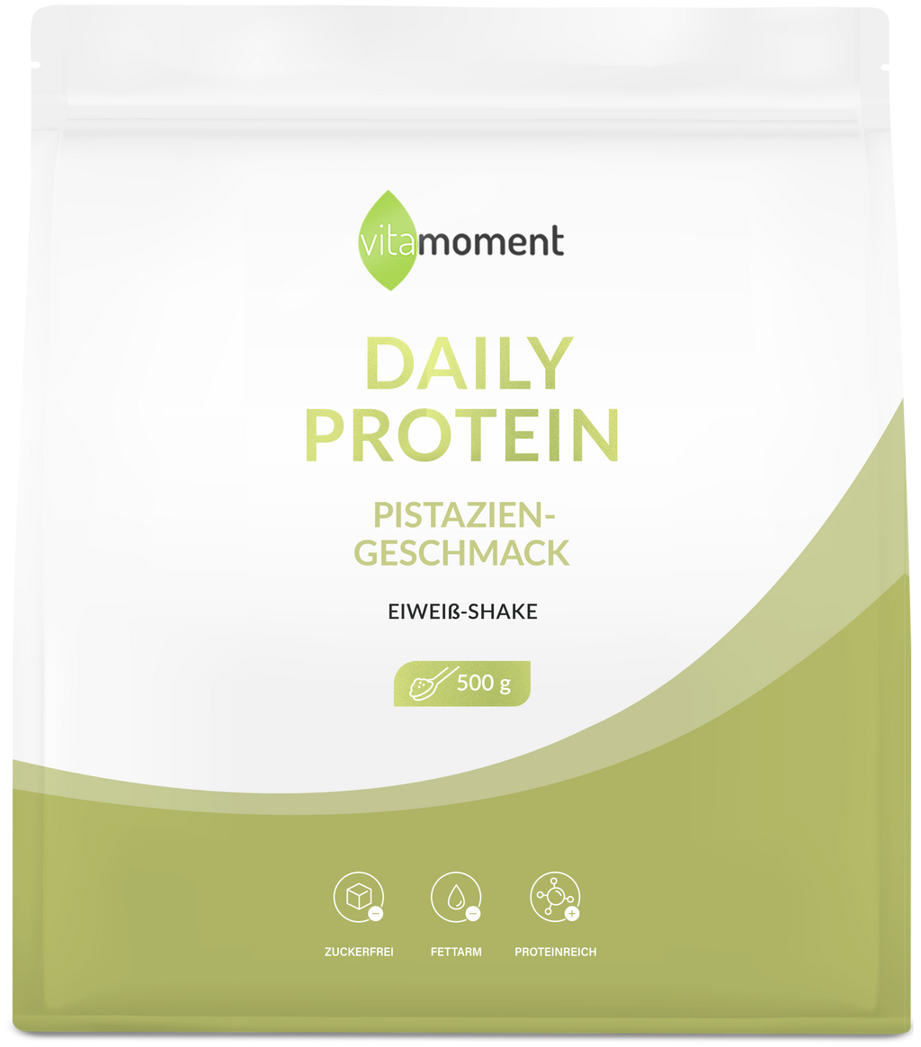 Daily Protein Shake - Pistazie, 500g - VitaMoment Produkt