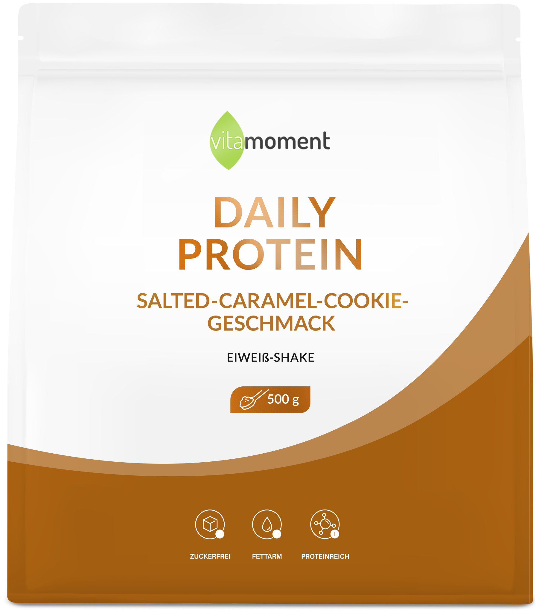 Daily Protein Shake - Salted-Caramel-Cookie, 500g - VitaMoment Produkt