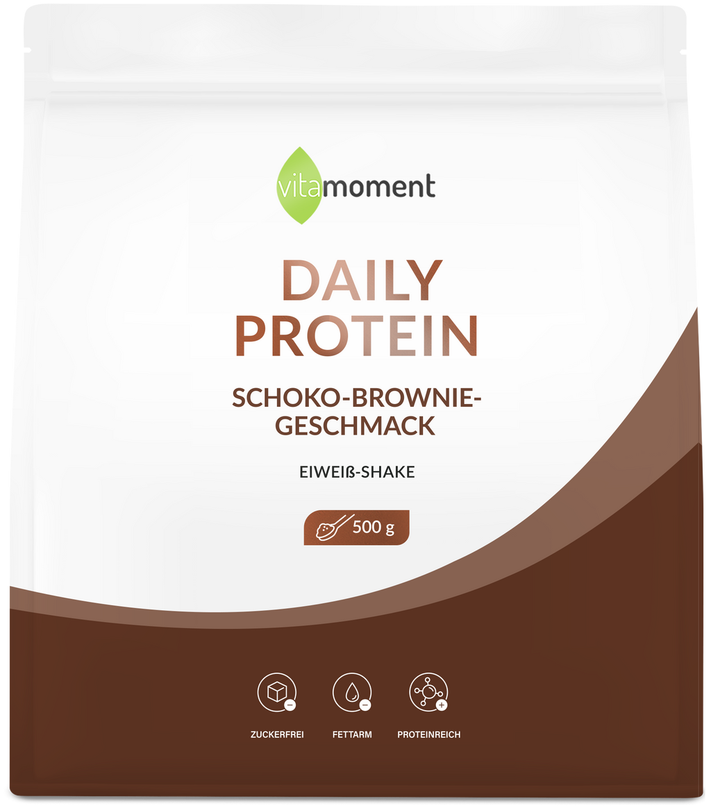 Daily Protein Shake - Schoko-Brownie, 500g - VitaMoment Produkt