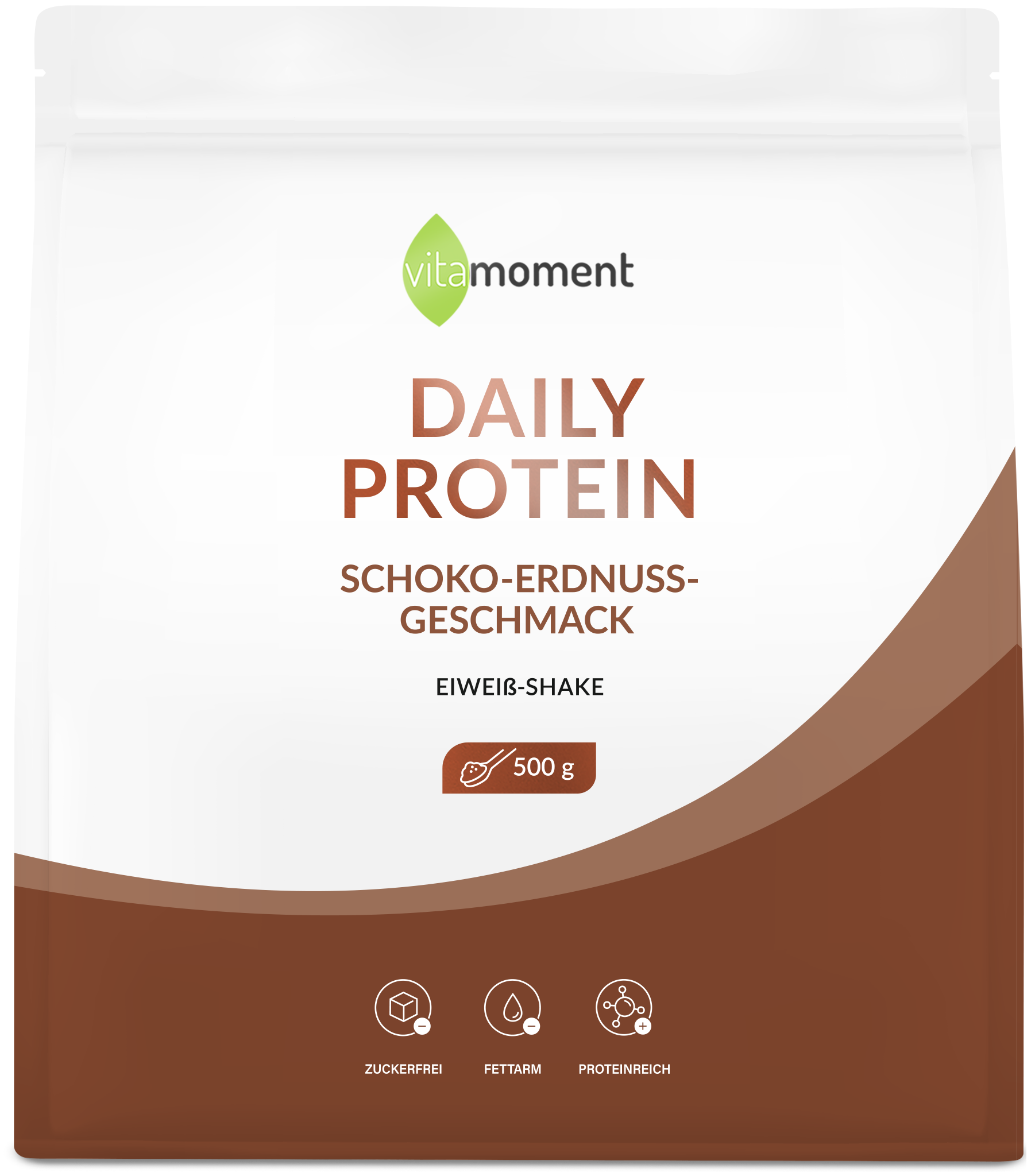 Daily Protein Shake - Schoko-Erdnuss, 500g - VitaMoment Produkt