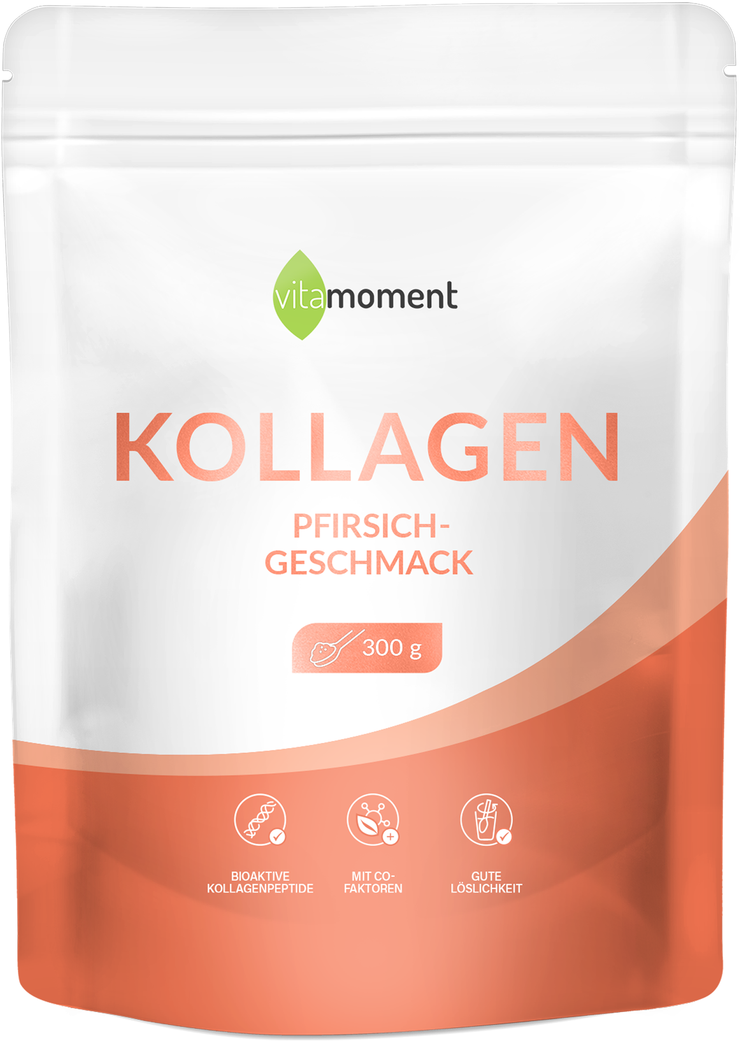 Kollagen - Pfirsich - VitaMoment Produkt