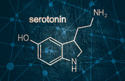 Chemische Strukturformel von Serotonin