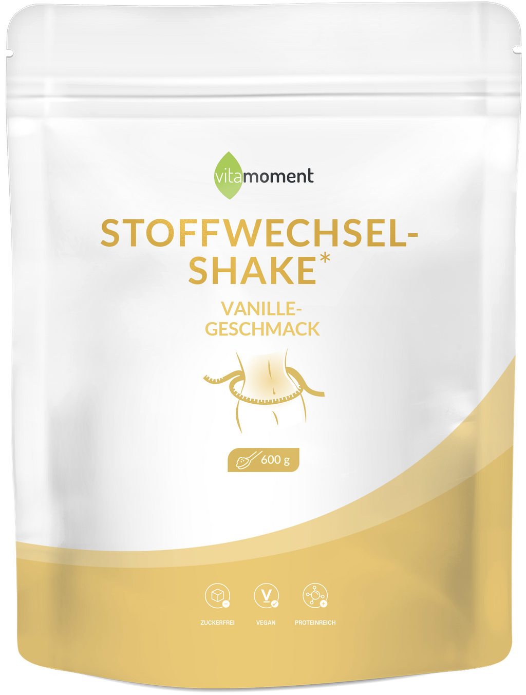Stoffwechsel-Shake - Vanille, 600g - VitaMoment Produkt